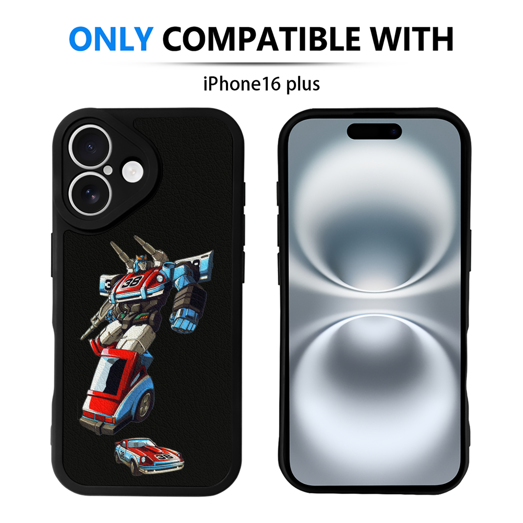 （画像用）  【iPhone 16シリーズ対応】シリコンスマホケース（レザー調） 材質：シリコン